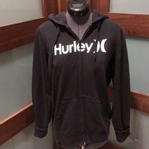 Hurley Black Zip-Up Hoodie